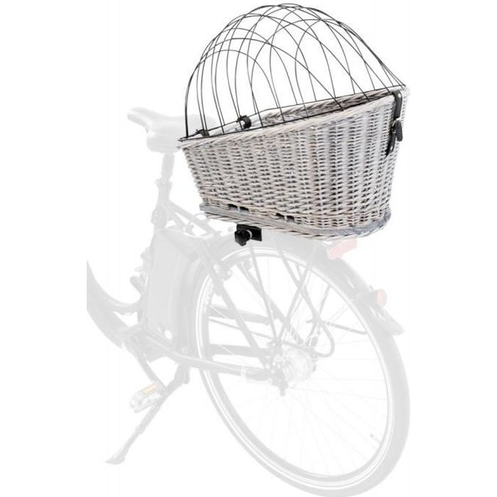 Panier vélo pour porte-bagages. Dimension: 35 x 49 x 55 cm. pour chiens max 8kg.-Trixie 60,000000