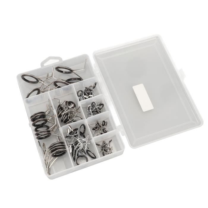 Guide De Canne à Pêche En Acier Inoxydable Avec Anneau Céramique 4mm - Kit De Réparation Pour Anneau De Ligne