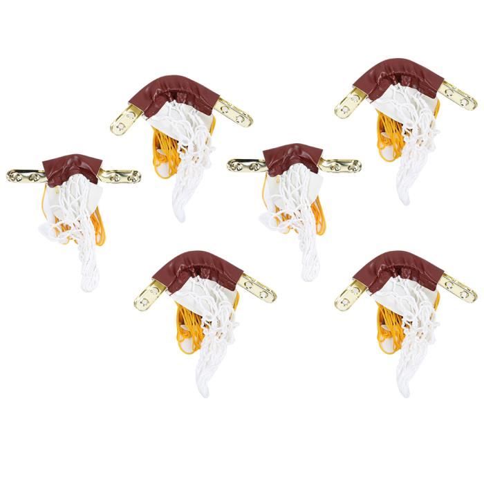 Lot De 6 Filets De Billard Universels - Nylon - 35cm