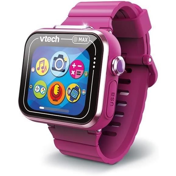 VTech - KidiZoom SmartWatch MAX Rose Framboise