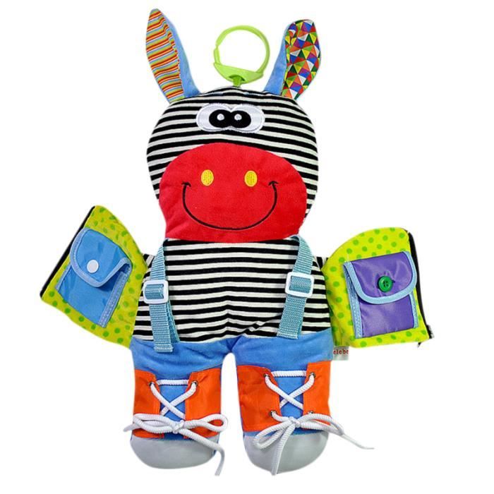 1Pc bebe apprentissage habillage jouet 3D tissu livre educatif pour la maison de chambre TABLE ACTIVITE JOUET D ACTIVITE Cdiscount Jeux Jouets