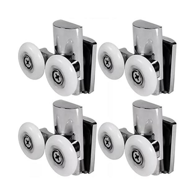 8 Pièces Roulettes Pour Porte De Douche Rouleau Roulette Roue Pour