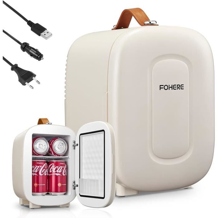 Mini Frigo Portable TecTake 14L Pour Voiture Ou Chambre, Classe E, Neuf