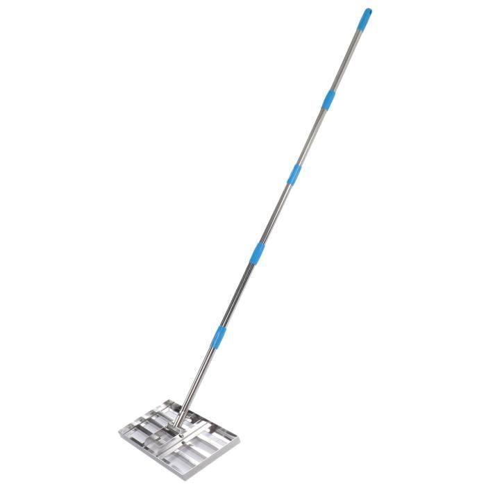 Râteau De Nivellement De Pelouse - Largeur 88,9 Cm - Poignée En Acier Inoxydable - Qualité Professionnelle - Pour Jardin, Terrain, Ferme