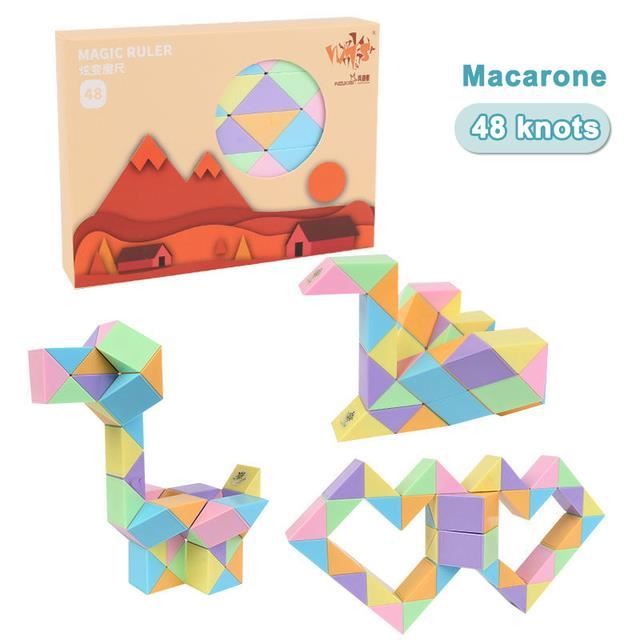 Brain Games – Tube Magique Énigmatique 65 Mm – Puzzle 3D Multicolore – Défi Cérébral Pour Petits Et Grands Dès 3 Ans