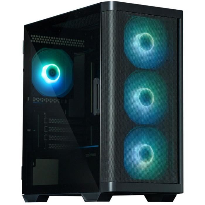 Boitier PC sans alimentation – ZALMAN M4 ARGB (Noir) – Moyen tour – Format M-ATX
