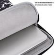 DAMILY® Housse Sacoche Sac pour Ordinateur Portable - 15" - 15.6"-marbre-1