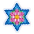 Plaques Cœur + étoile (Petite) pour perles standard (Ø5 mm) - Hama Blanc-1