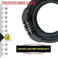 MASTER LOCK Cable Antivol Vélo - 1,2 m câble-1