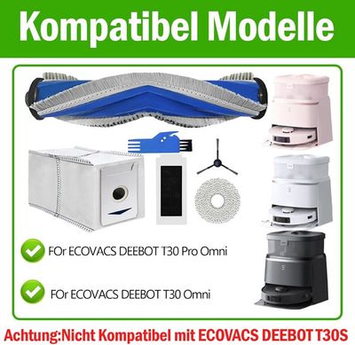 INF Reservdelssats För Ecovacs Deebot T30 Omni, T30 Pro Omni, T30 Max