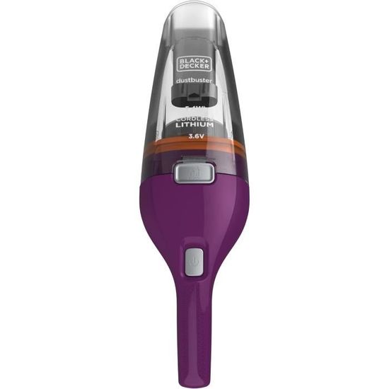 BLACK DECKER Aspirateur à Main Sans Fil PELICAN Multifonctioatterie 12 V Bec Extra Large