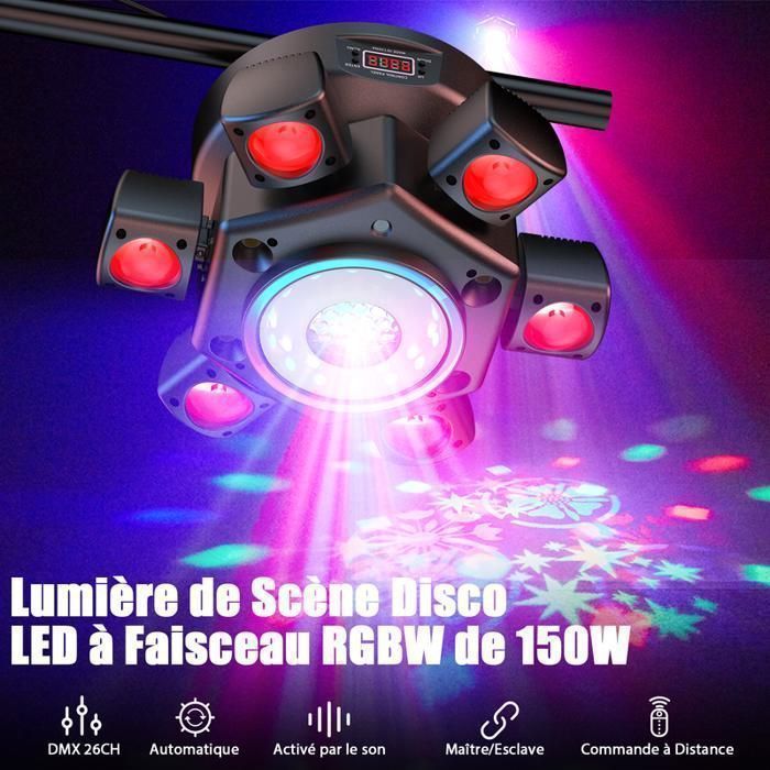 4 crochets de serrage pour lumière de scène, montage de pince C cadre en métal pour lumière de scène résistante, réflecteur de lumière paire de DJ, projecteur LED, lumière de tête mobile