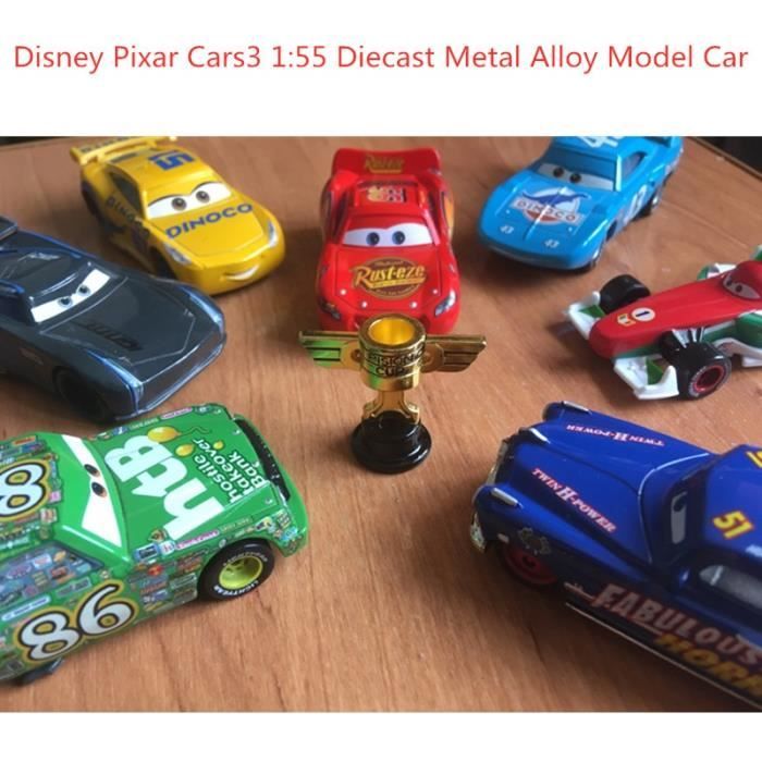 DJ couleur Modèle de voiture Cars 2 Pixar Cars 3 Lightning McQueen Jackson  Storm Mater 1:55 en alliage métall - Cdiscount Auto