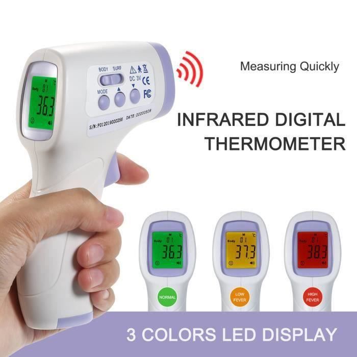 Thermomètre médical infrarouge sans contact Promedix PR-960 - Cdiscount  Puériculture & Eveil bébé