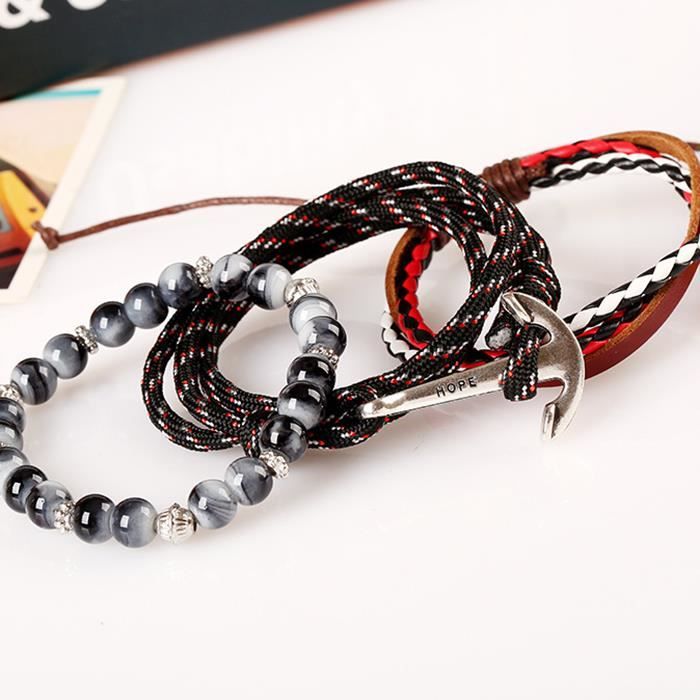 Coffret de bracelets cordons élastiques interchangeables pour