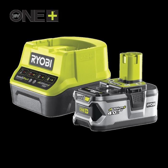 Ryobi - Pack chargeur et batterie RC18120-140X One+ 18V 4,0Ah lihtium+ Ryobi