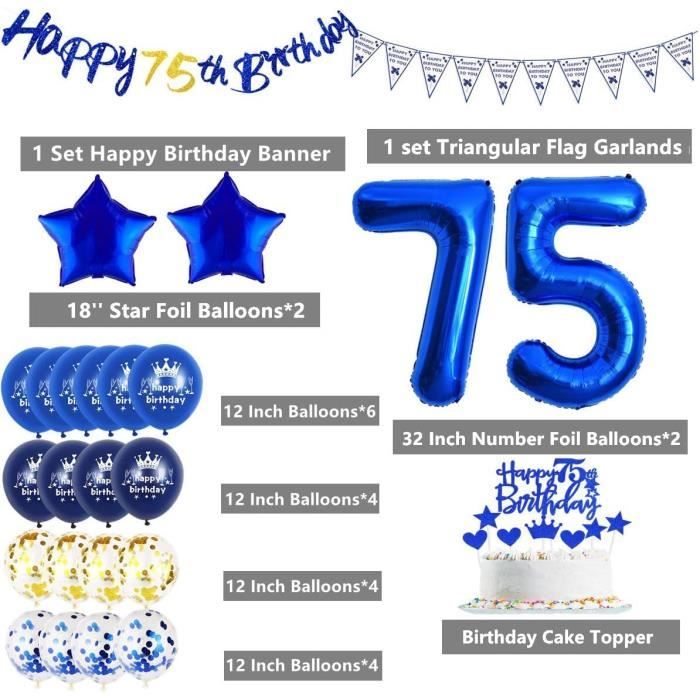 Decoration Anniversaire 50 Ans Homme, 50 Ans Décorations Gâteau 50 Ans