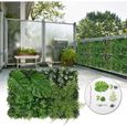 Mur Gazon Artificiel, Panneau Plante Artificielle Murale, pour la Maison, la Chambre ou Le Jardin - Décoration (C)-2