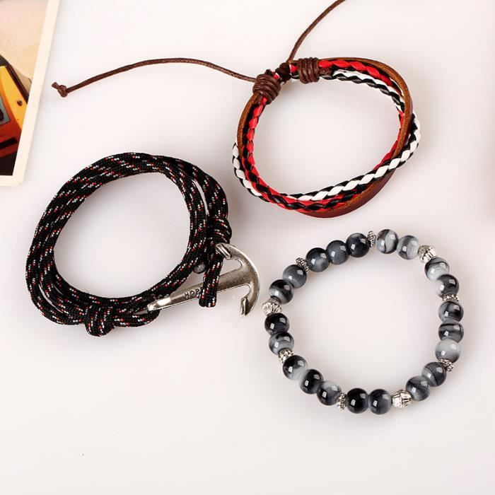 Coffret de bracelets cordons élastiques interchangeables pour