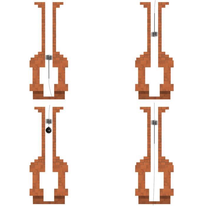 Canne flexible pour hérisson de ramonage HOLZBRINK 8m Acier à