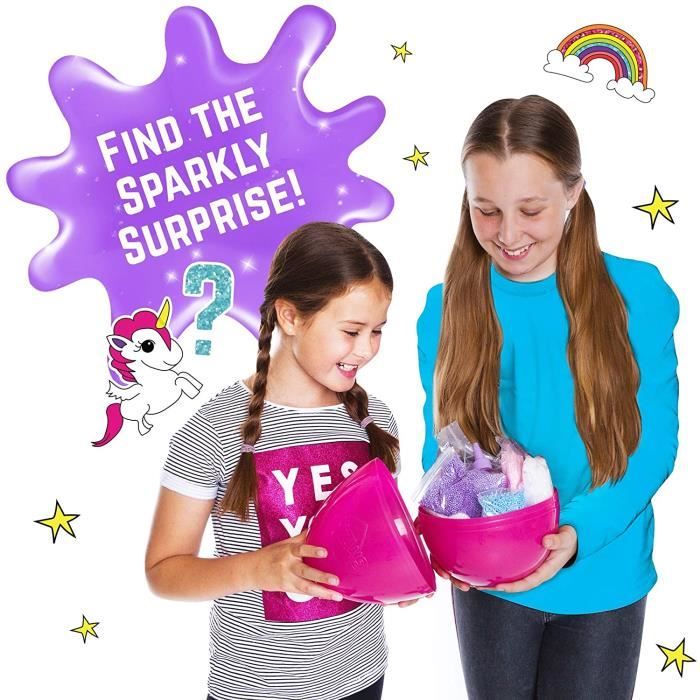 GirlZone Cadeaux pour Les Filles Kit de Slime Déjà Fait Gâteaux et