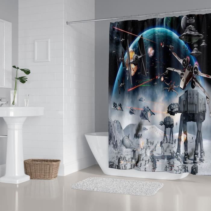 Ensemble De Bain Angry Birds Star Wars – Rideau, Pompe à Savon, Serviettes