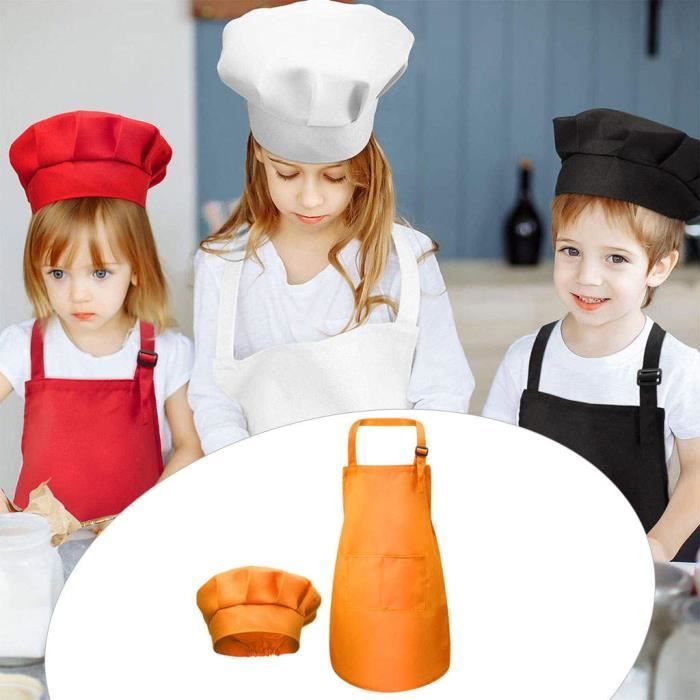 Tablier de cuisine pour enfants personnalisable à votre choix (pour garçons  ou filles) - Coeur J'aime aider oummi