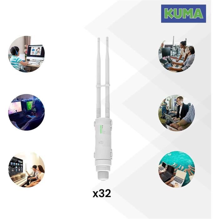 MyWifi Antenne Répétiteur Amplificateur Kit 2,4 Ghz 5 Ghz Wifi