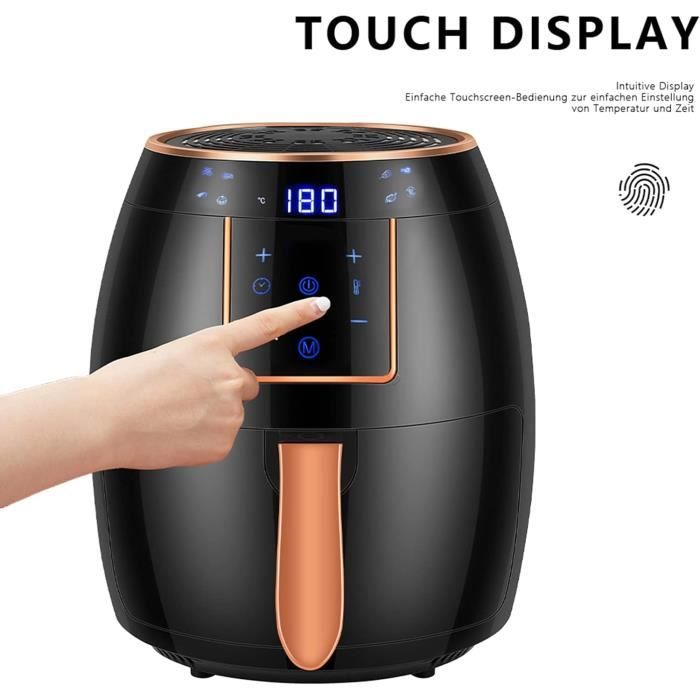 Friteuse À Air Double Avec Fenêtre De Visualisation, 10L (4L+6L) XXL