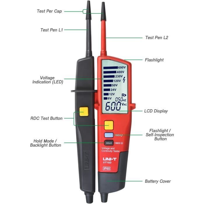 Testeur De Continuité TENMA - Outil électrique Pratique Pour Vérifier Les Circuits