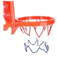 Fdit Cerceau de basket-ball 2 en 1 ventouse Panier de Basket 2 en 1 Jeu de Type Ventouse Gadget de Toilette Salle de Bain avec 3-3