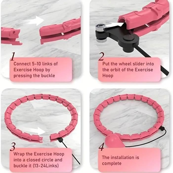 Smart Hula Hoop Pneu Lesté Pour Adultes Et Enfants 24 Smart Hula Hoop Pneu Lesté Pour Adultes Et Enfants 24