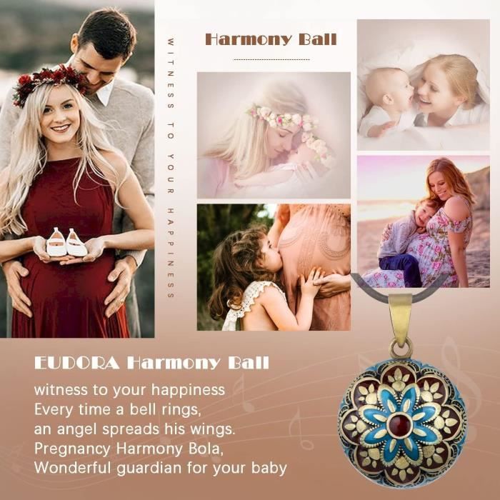 Eudora Harmony Ball Retro Le Style Collier Bola De Grossesse Musique Souhaitant Carillon Boule Pendentif Collier Pour Femmes H270 Cdiscount Puericulture Eveil bebe