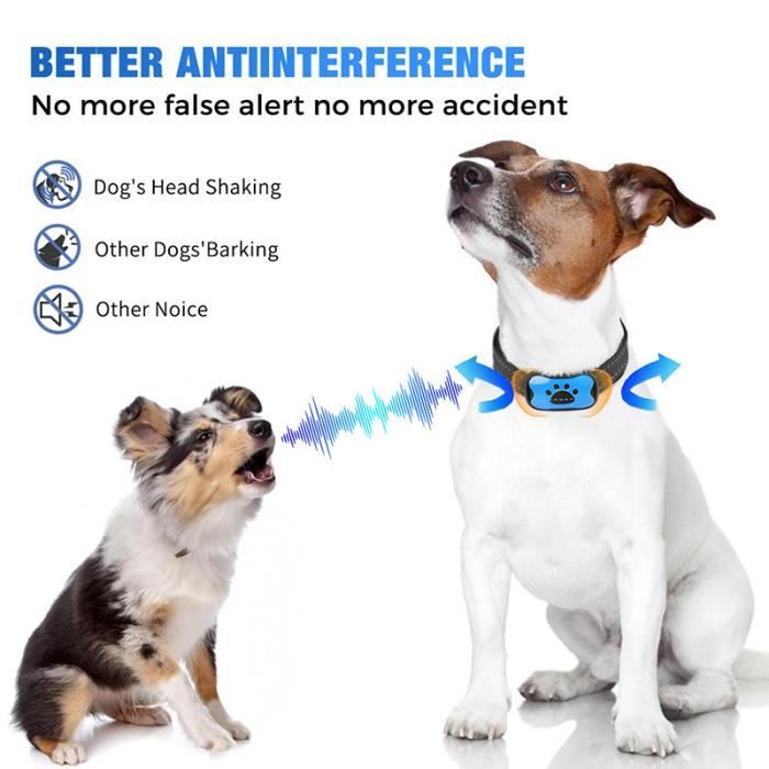 Bleu Pet Dog Anti Bark Collar Dog Training Collar Necklace