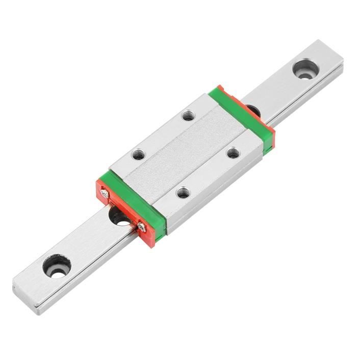 Nouveau Rail de guidage linéaire HIWIN Original MGN9H MGN9 50 60 70 80-100 150 200 250 300-550mm Guide linéaire MGN9 bloc coulissant MGN9H