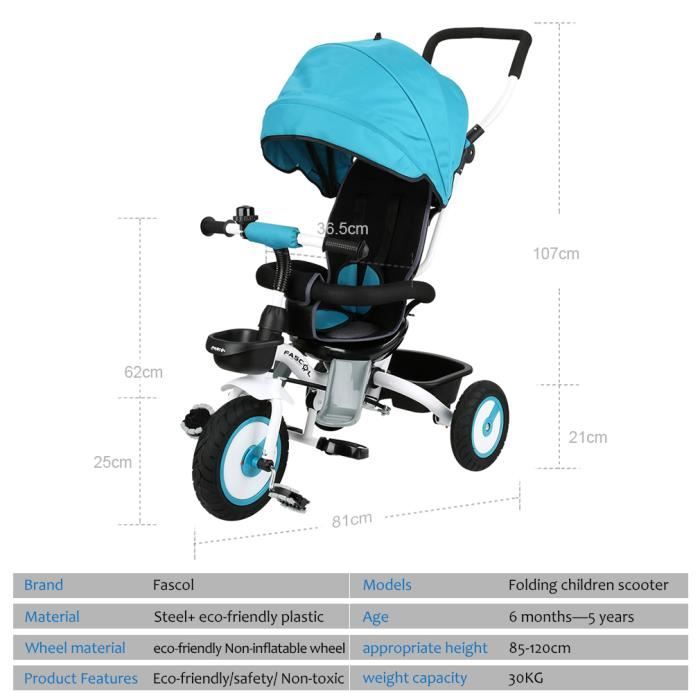 Triciclo fascol 6 en 1 outlet