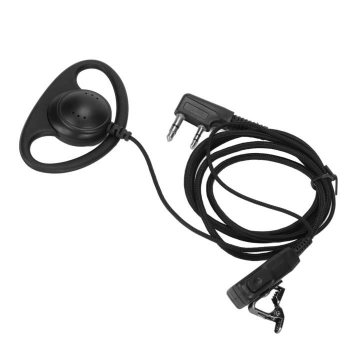 Baofeng – Casque talkie-walkie avec port d'écouteur, accessoire