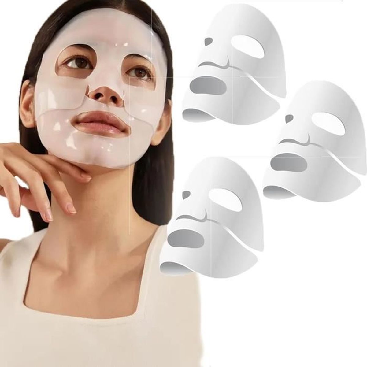 Herbal Refining Peel-Off Gesichtsmaske – Tiefenreinigende Maske Gegen Mitesser & Für Porenverfeinerung, 2 Stück