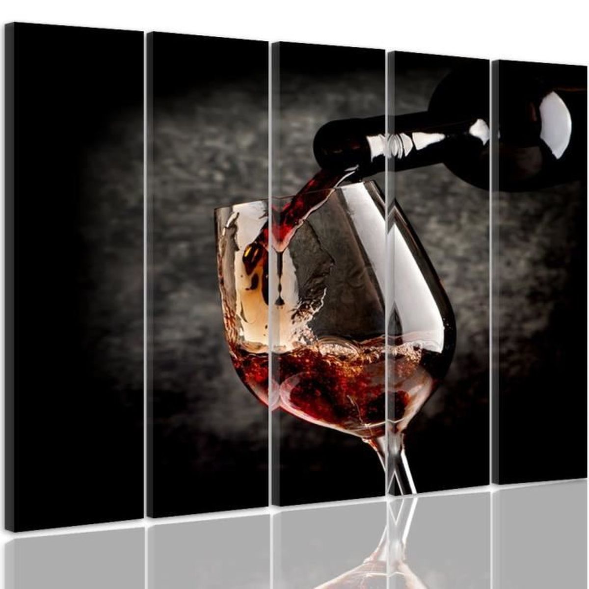 150 X 100 Cm Tableau Deco Verre De Vin Decoration Murale Achat