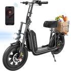 Trottinette électrique iScooter F7 avec siège-16''-1000W-50 km Autonomie -Batterie amovible-Panier amovible-Tout-terrain et urbain