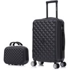 CELIMS FRANCE Valise Cabine 55x35x25cm avec Vanity | Valise CELIMS Urban 2026 | Ultra-léger | ABS | Cadenas | 4 Roues 360 | Noir
