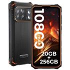 HOTWAV Cyber 13 Pro Smartphone Robuste 20Go+256Go 10800mAh Caméra 64MP 6.6'' FHD+ 4G Télécommande Infrarouge NFC/Face ID - Orange