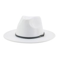 56-58cm(adults) - blanc - chapeau homme chapeau homme luxe chapeau femme cFedora Chapeaux hommes'hiver À Larg
