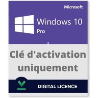 Windows 10 Pro Professionnel 32/64 Licence Clé Activation - Livraison Rapide