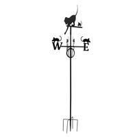 SALALIS décoration de jardin Girouette chat souris girouette de Direction du vent girouette de jardin en fer jardin girouette