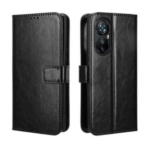 Housse De Téléphone Pour Blackview Oscal Pilot 2 – Étui Cuir Marron Avec Portefeuille