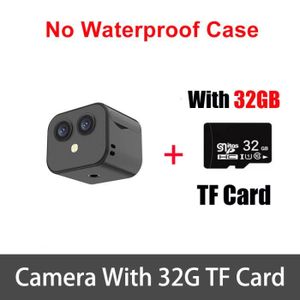 CAMÉRA MINIATURE Camera Ajouter 32g - Mini caméra de tableau de bord étanche extérieure, caméra IP sans fil, enregistreur vidé