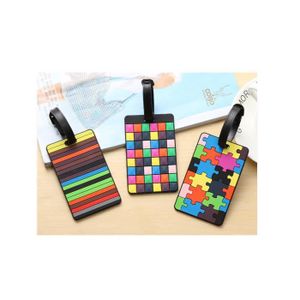 bleu Aveson Lot de 6 porte-/étiquettes pour bagage en aluminium avec /étiquettes