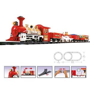 Circuit miniature Train piste électrique avec musique et lumières, petit  train et Père Noël pour enfant cadeau(281) - Cdiscount Jeux - Jouets