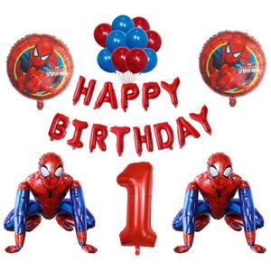 Decoration Spiderman Anniversaire 4 an, 129Pcs Kit Arche Ballon  Anniversaire, Ballon Aluminium, Fond Anniversaire, Ballons Anniversaire 4  ans, Kit